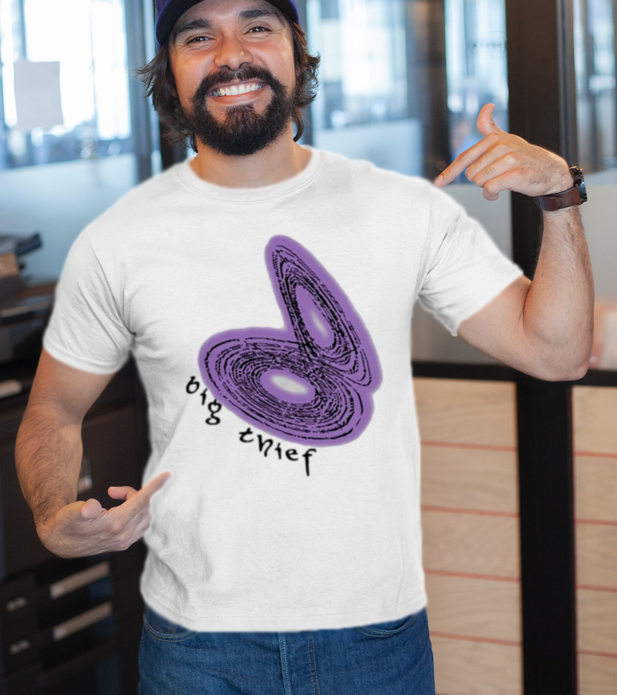 Big Thief Double Infinitee Purple Rings T-Shirt