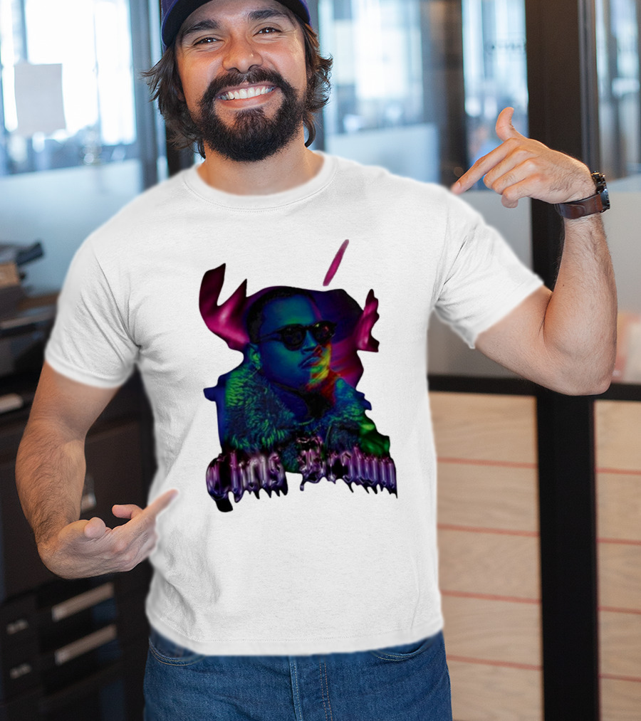 Chris Brown Psychedelic Northern Lights T-Shirt