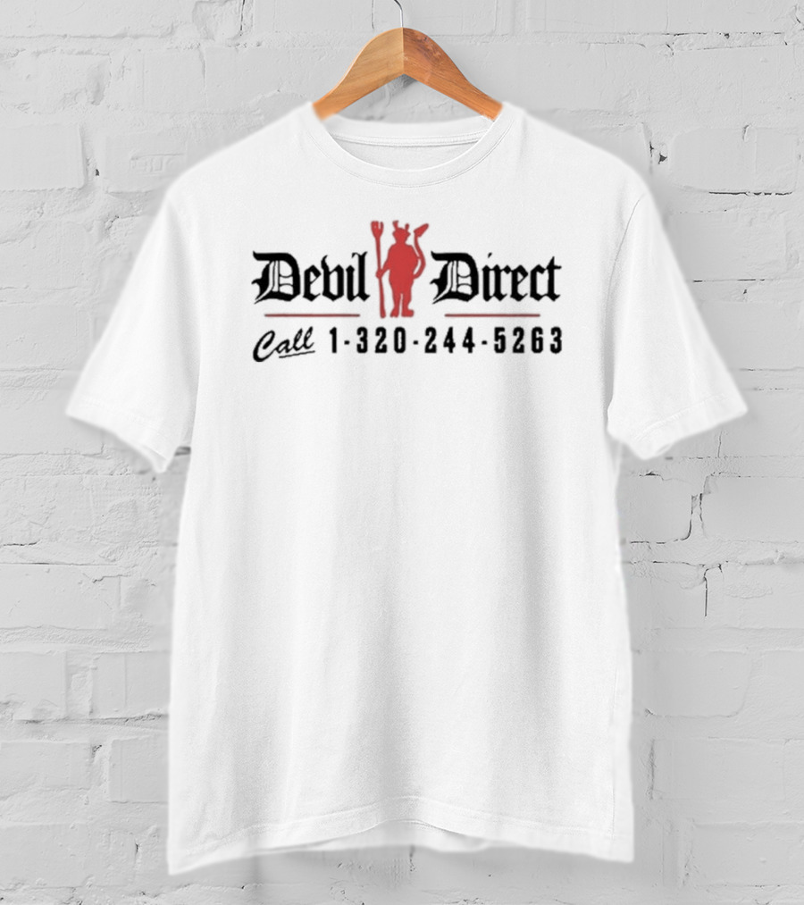 Devil Direct Call 1 320 244 5263 New SS T-Shirt