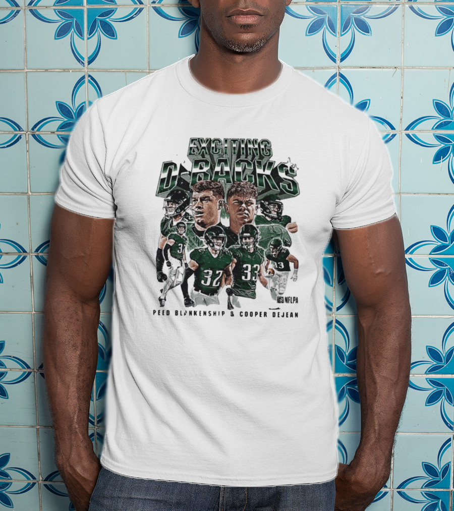 Exciting D-Backs Reed Blankenship And Cooper DeJean NFLPA Football T-Shirt