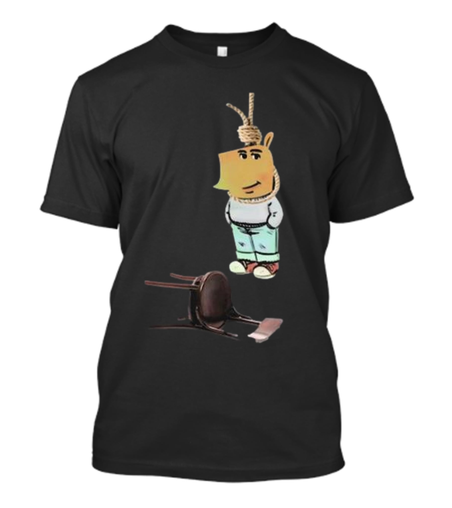 Rami I'm Just A Chill Guy Cartoon Character With Headphone T-Shirt