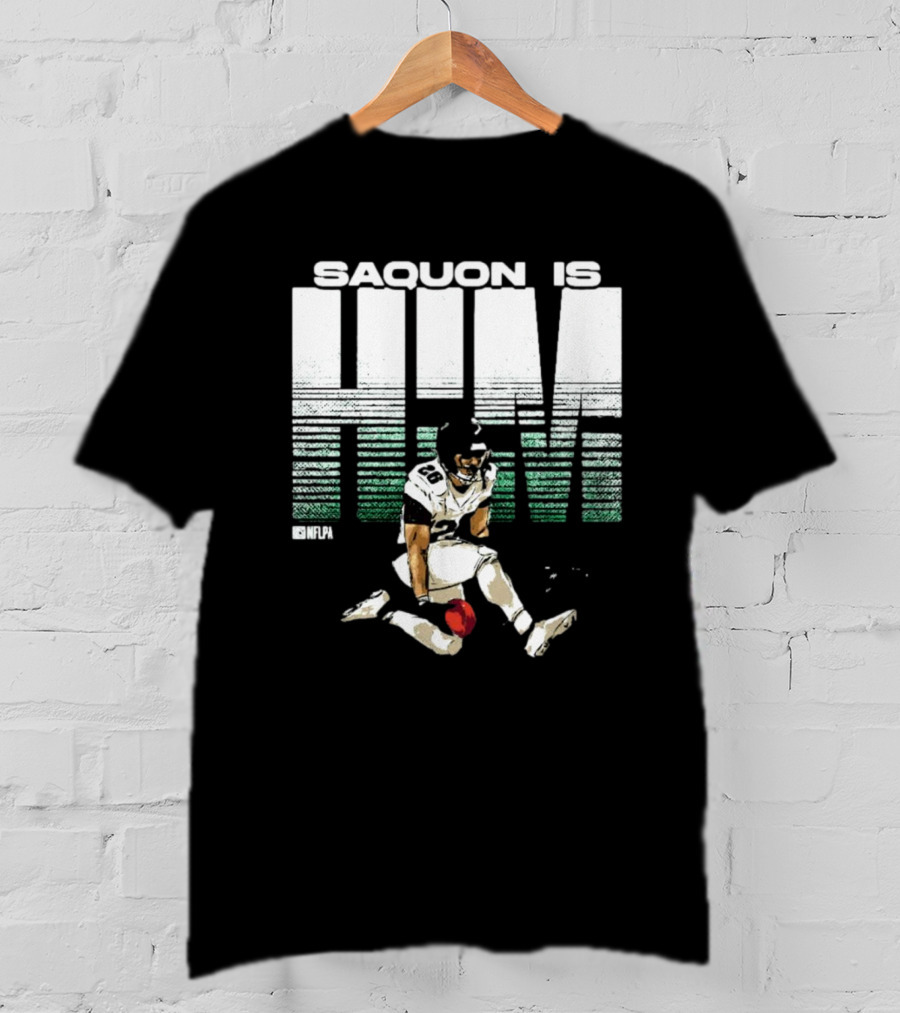Saquon Is HIM NFLPA Signature Football T-Shirt