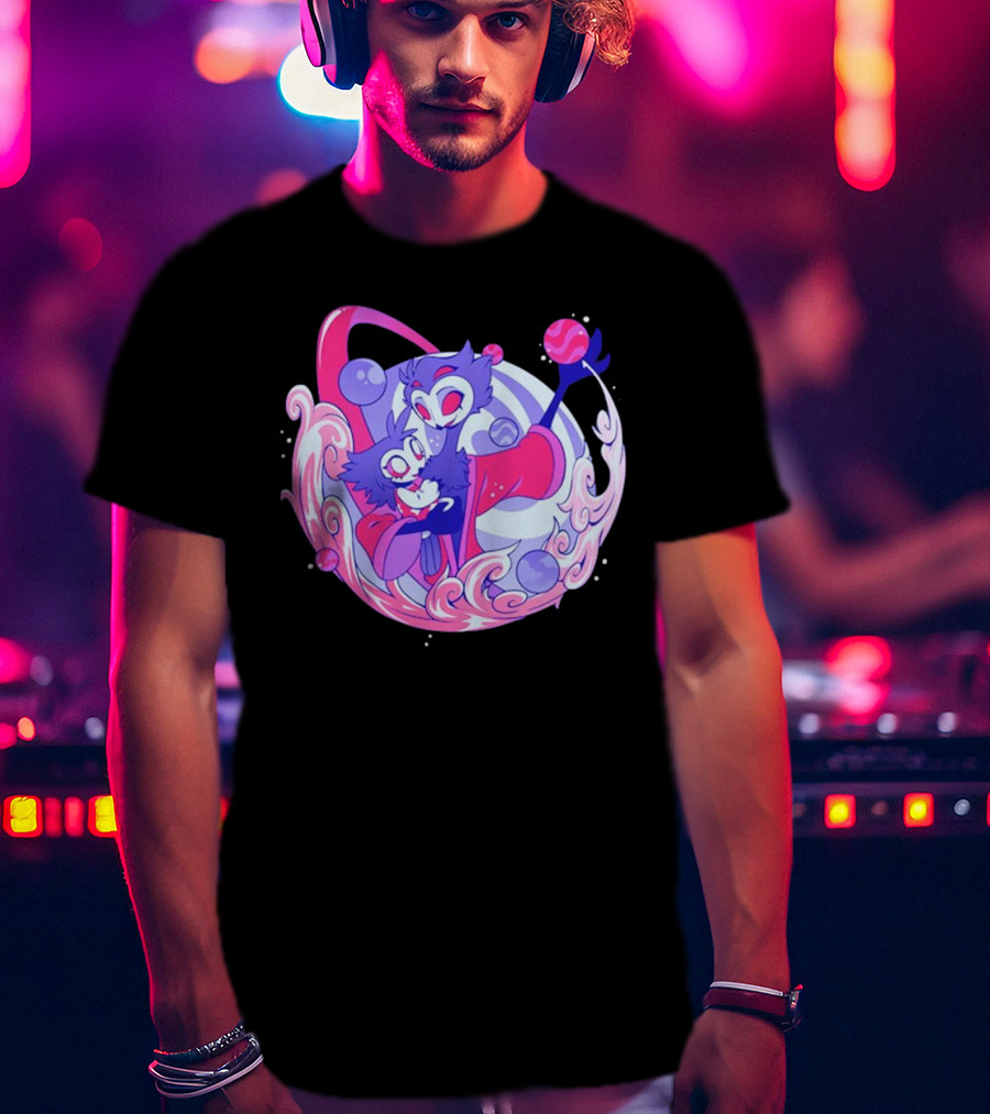Stolas Owl Demon Cosmic Embrace Lullaby T-Shirt