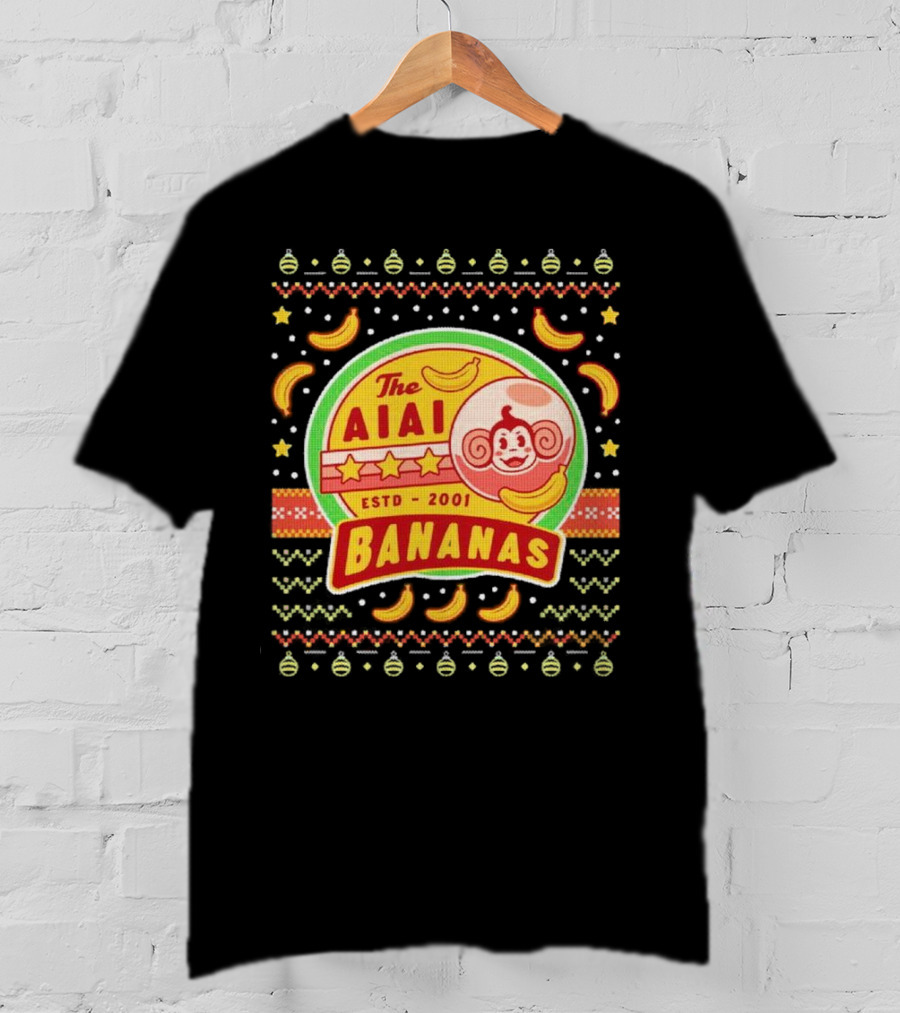The Aiai Bananas ESTD 2001 Festive T-Shirt