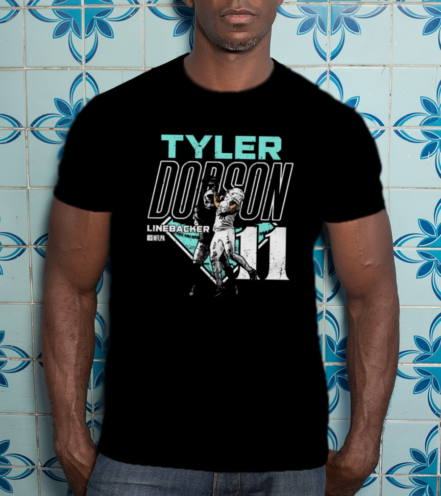 Tyler Dodson NFLPA Miami Dolphins Linebacker One-Handed Catch 11 T-Shirt