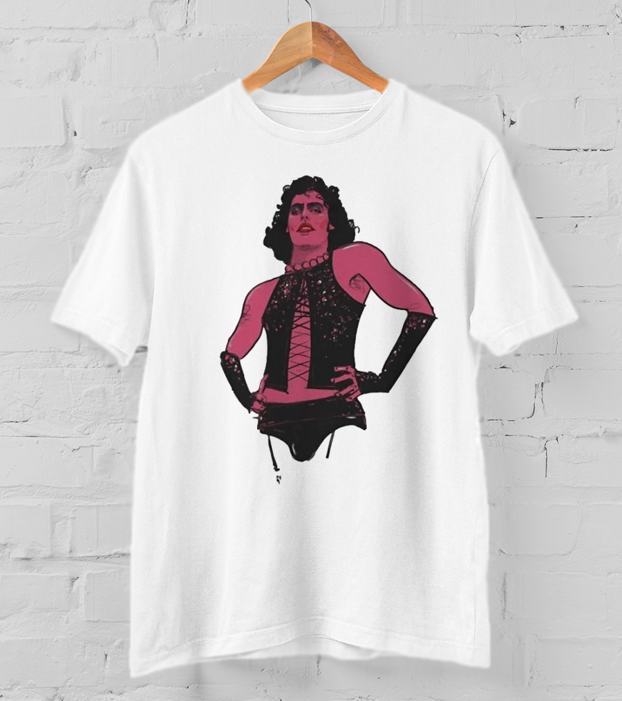 Macho Frank N Furter Rocky Horror Tim Curry Dr. Frank-N-Furter Iconic Costume Image T-Shirt