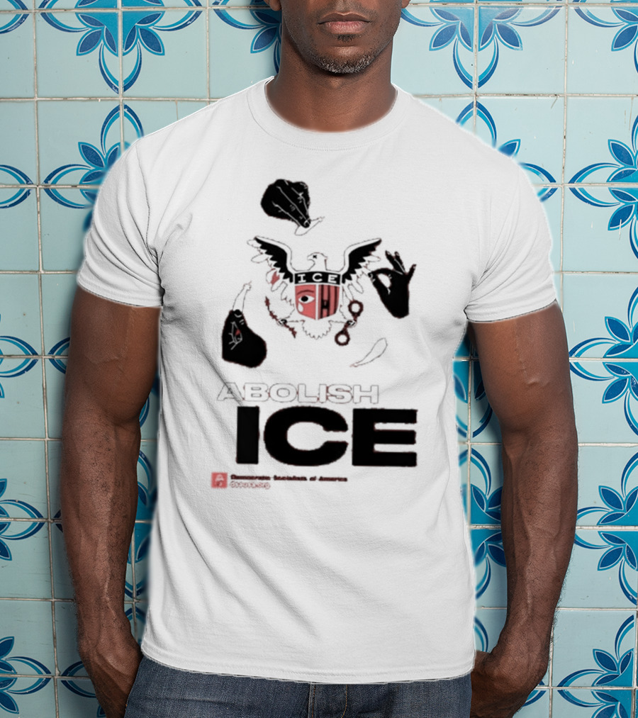Abolish ICE Democratic Socialists Of America Iconography T-Shirt