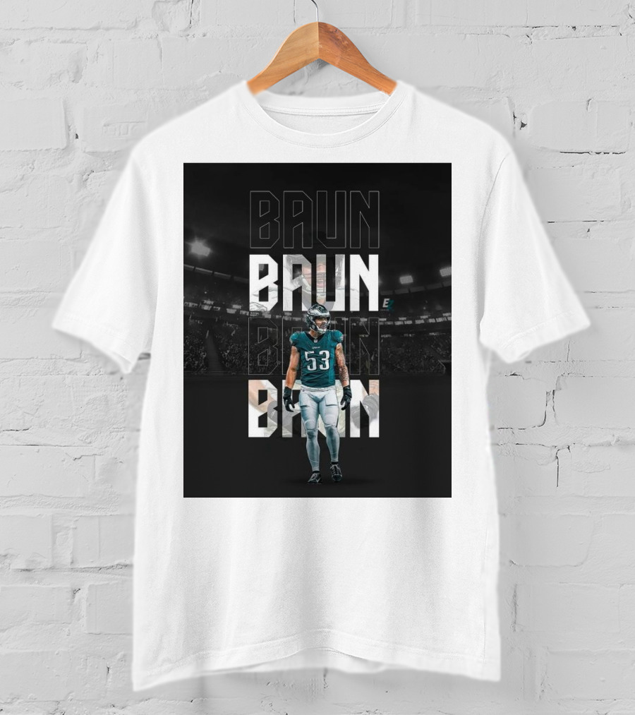 Baun Philadelphia Eagles QB Sack Go Birds Football Stadium T-Shirt