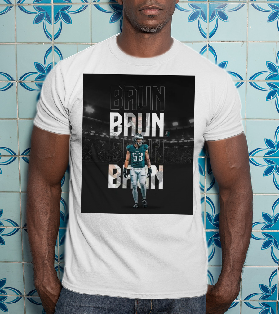 Baun Philadelphia Eagles QB Sack Go Birds Football Stadium T-Shirt