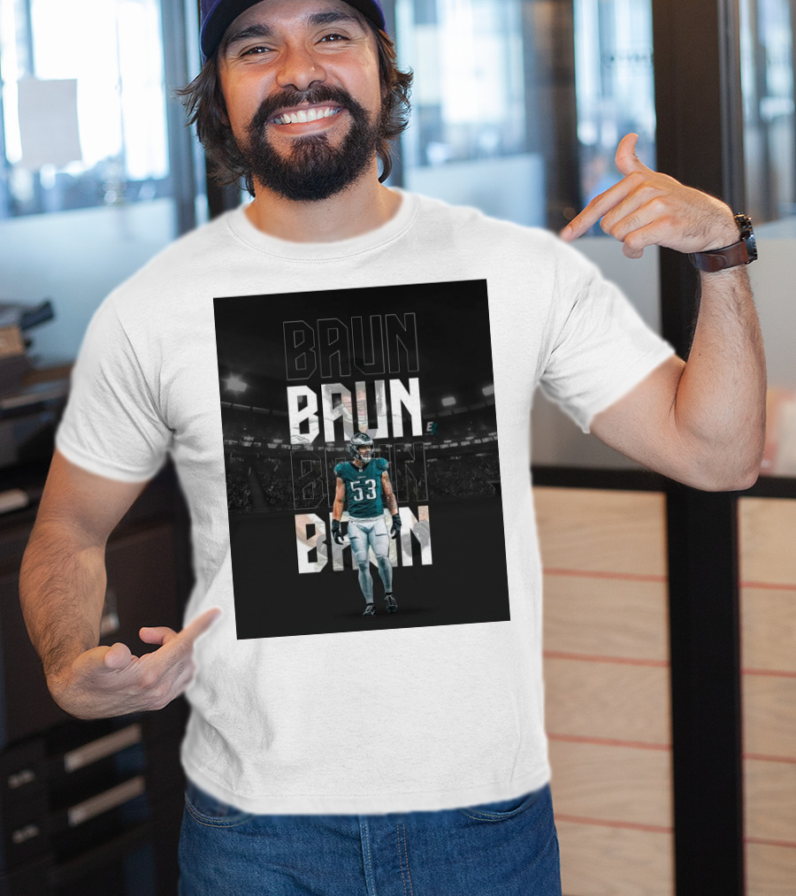 Baun Philadelphia Eagles QB Sack Go Birds Football Stadium T-Shirt