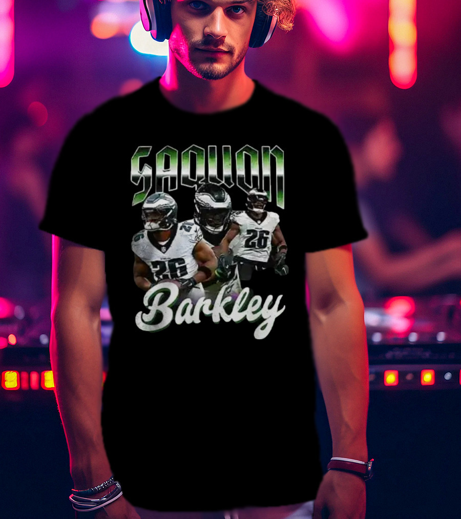 Philadelphia Eagles Saquon Barkley NFL Football T-Shirt
