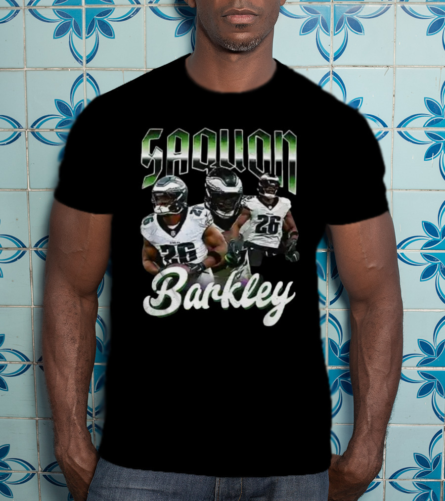 Philadelphia Eagles Saquon Barkley NFL Football T-Shirt