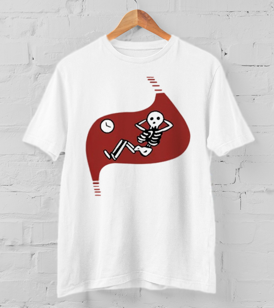 Daodaosama1125 Skeleton With Clock Death Of Dungeon Meshi Falin T-Shirt