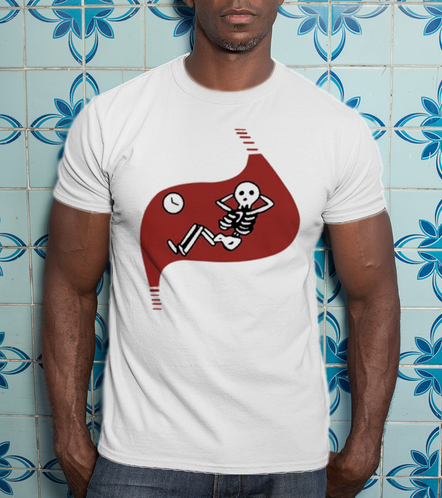 Daodaosama1125 Skeleton With Clock Death Of Dungeon Meshi Falin T-Shirt