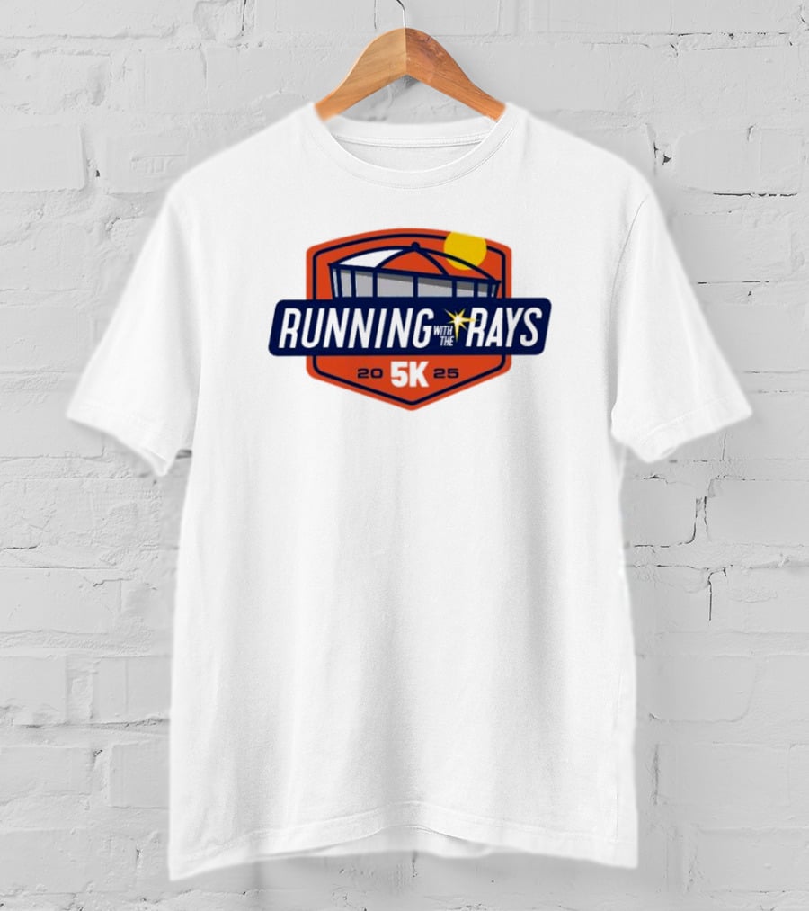 Running With The Rays 5K 2025 Tampa Bay Rays Stadium T-Shirt