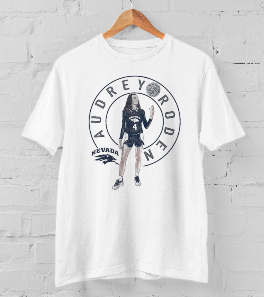 Audrey Roden Nevada Wolf Pack Basketball Player Circular T-Shirt