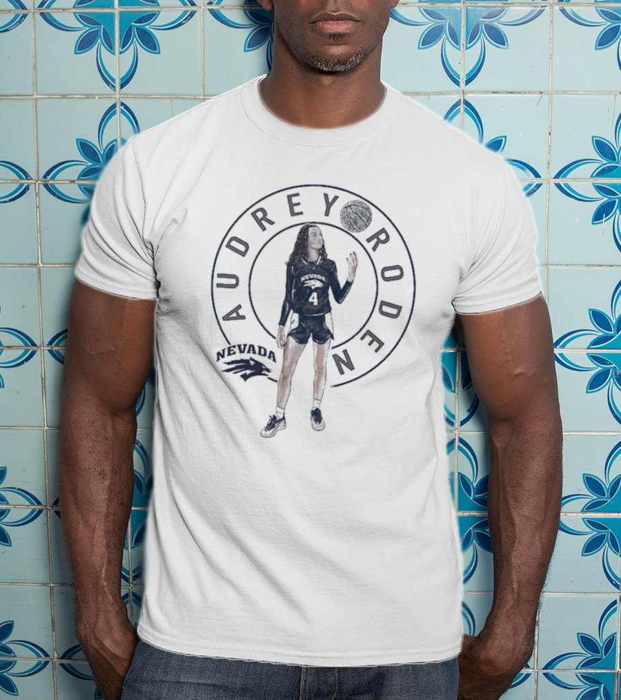 Audrey Roden Nevada Wolf Pack Basketball Player Circular T-Shirt
