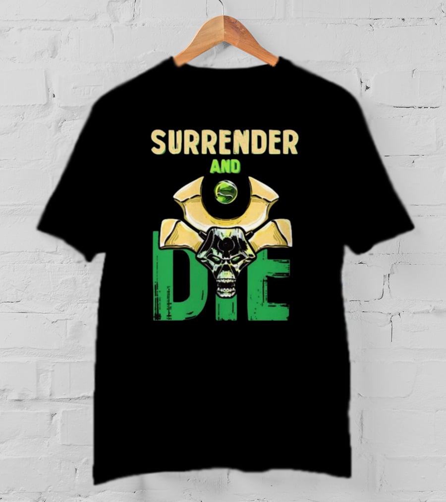 Majorkill Surrender And Die Skull T-Shirt