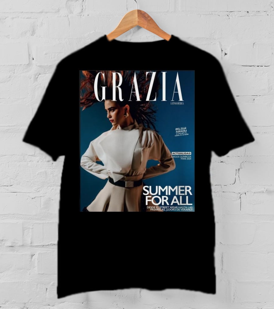 Grazia Latinoamerica Summer For All Melissa Barrera Juegos Olimpicos Paris T-Shirt