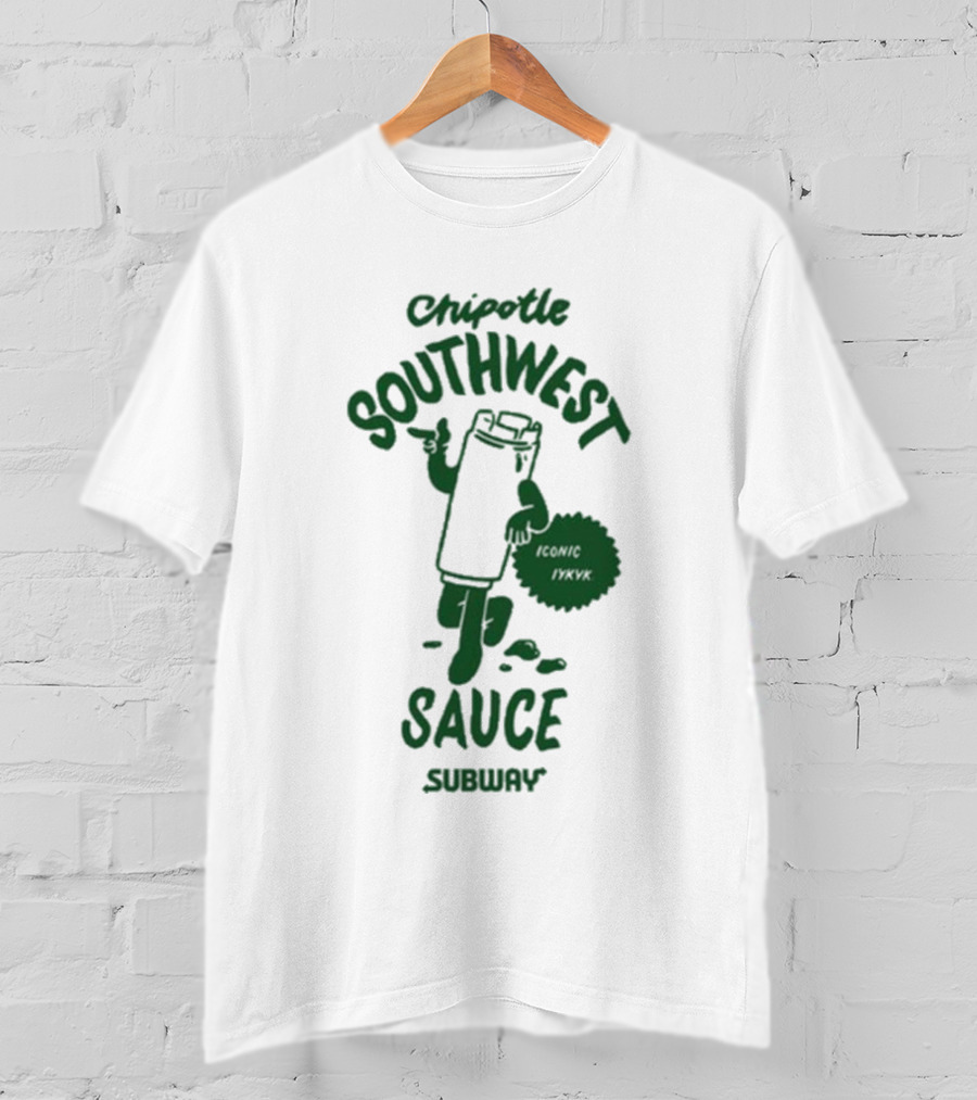 Chipotle Southwest Sauce Subway Iconic NYKVAK T-Shirt