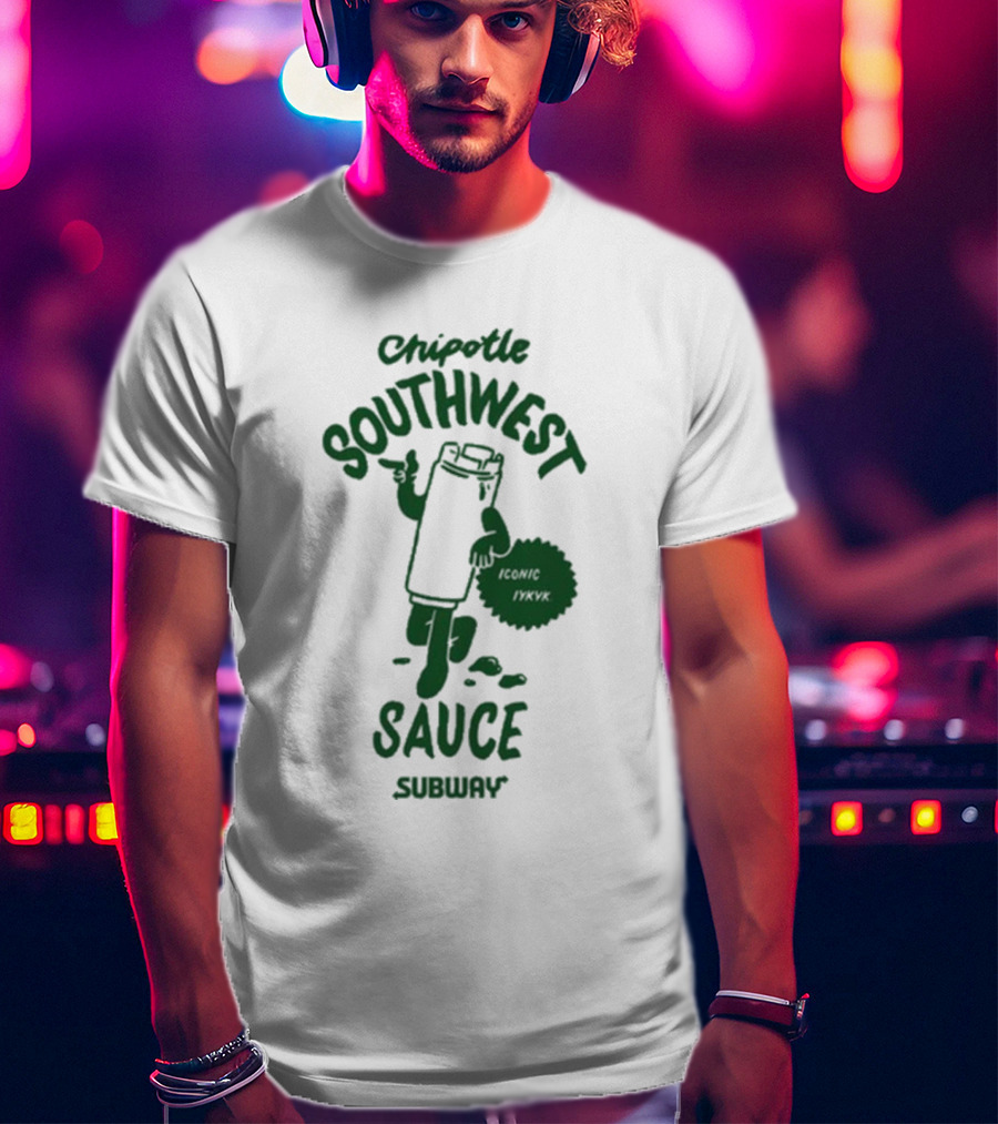 Chipotle Southwest Sauce Subway Iconic NYKVAK T-Shirt