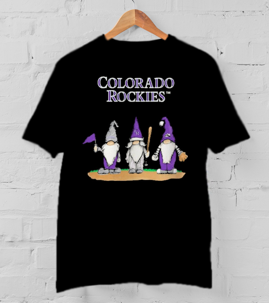 Colorado Rockies Infant Gnomes Baseball T-Shirt