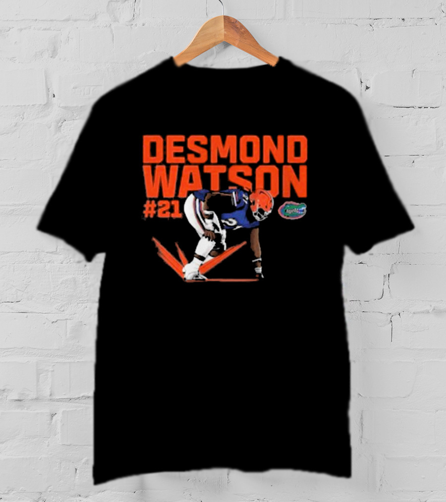 Desmond Watson #21 Florida Gators NCAA Football Caricature T-Shirt