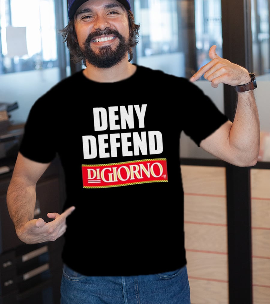 Methsyndicate Deny Defend DiGiorno Pizza T-Shirt