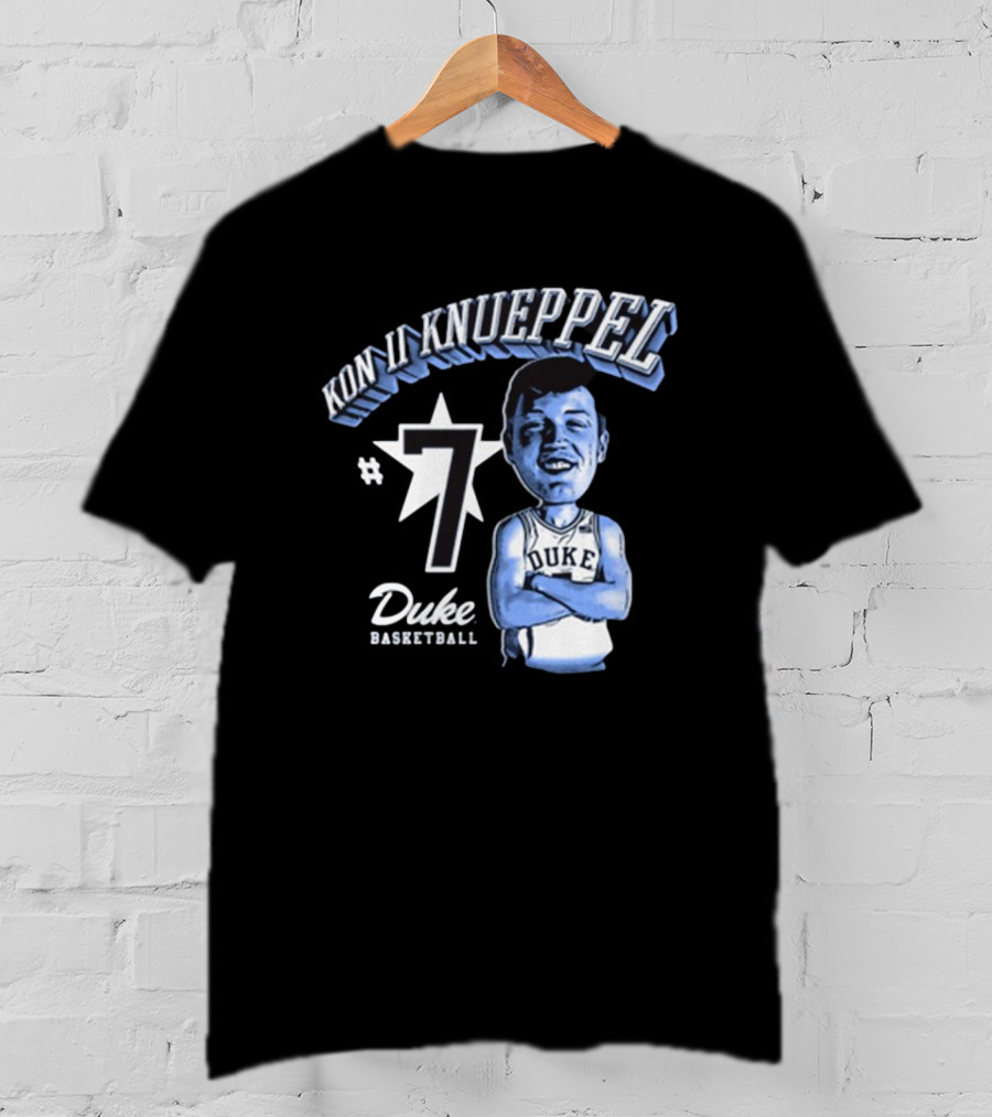 Kn II Knueppel #7 Duke Basketball Cartoon T-Shirt