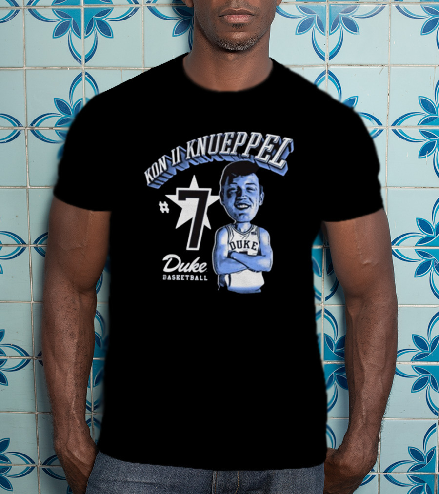 Kn II Knueppel #7 Duke Basketball Cartoon T-Shirt