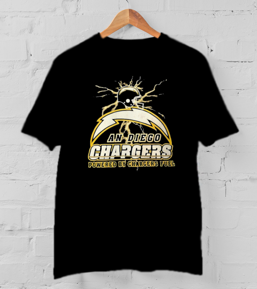 San Diego Chargers Powered By Chargers Fuel Vintage T-Shirt