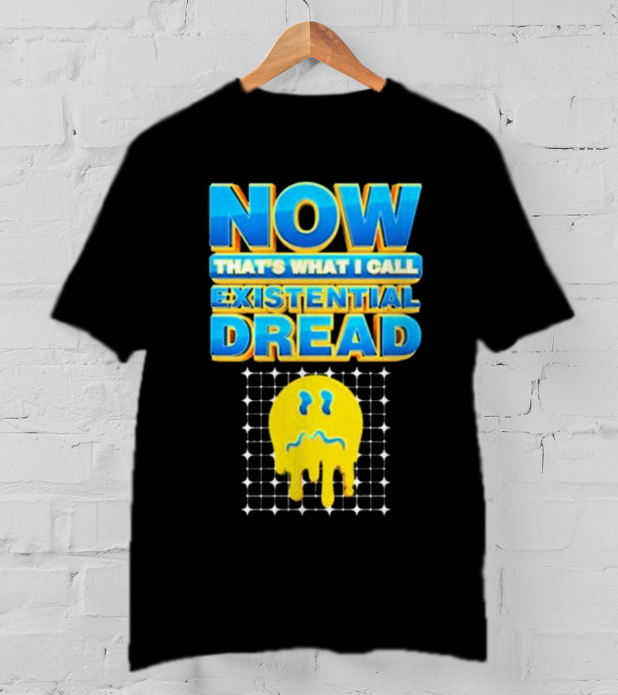 NOW That’s What I Call Existential Dread Melting Emoji Grid T-Shirt