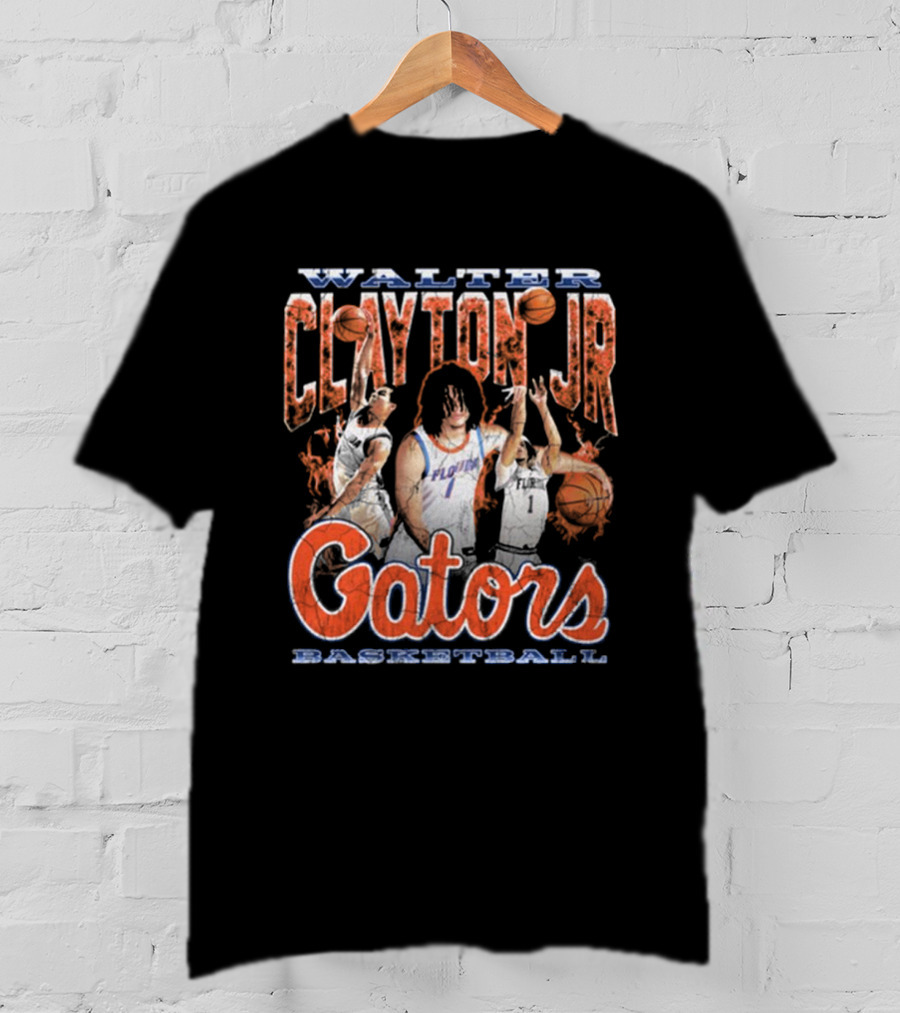 Walter Clayton Jr Florida Gators Basketball 90s T-Shirt