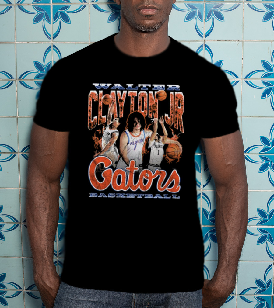 Walter Clayton Jr Florida Gators Basketball 90s T-Shirt