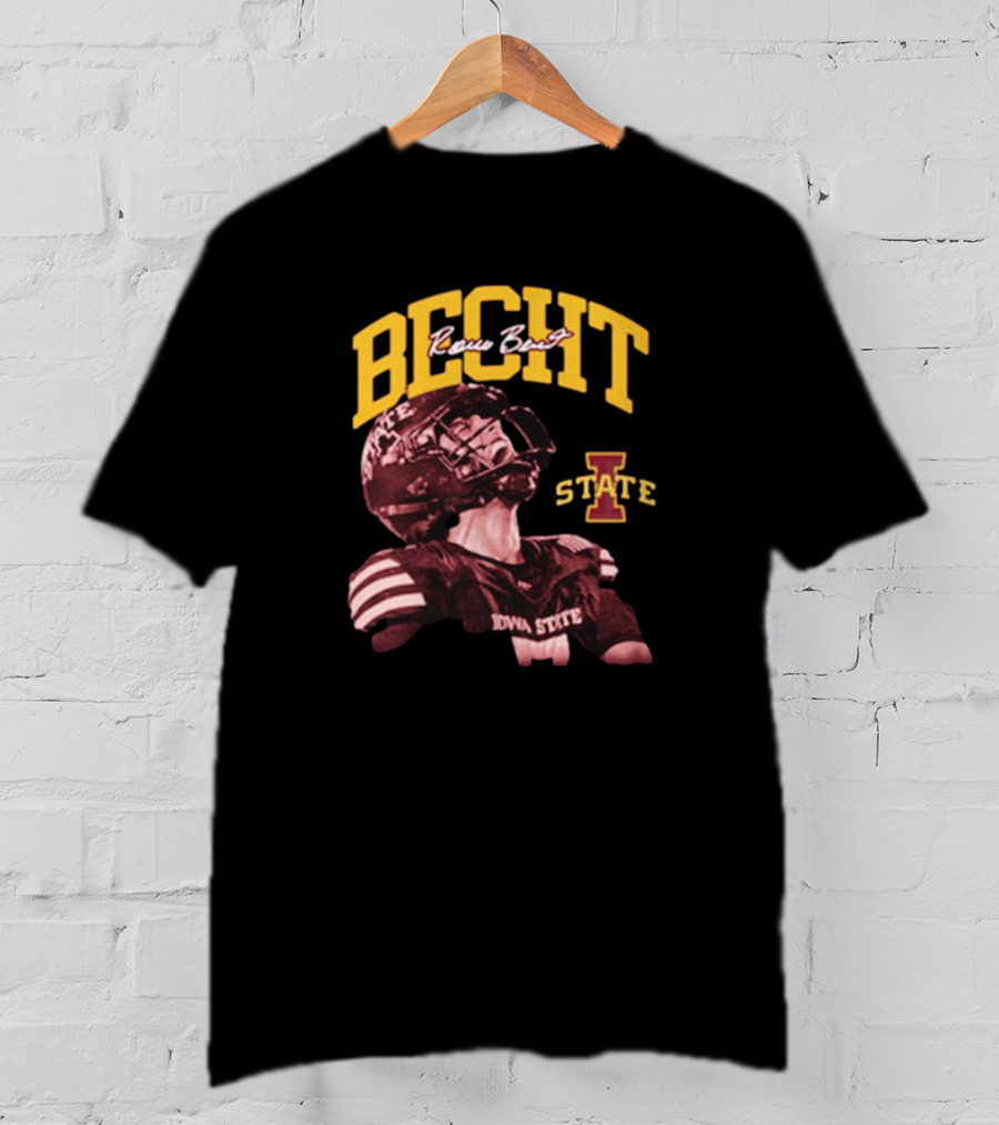 Iowa State Cyclones Rocco Becht Crimson Spotlight Signature T-Shirt