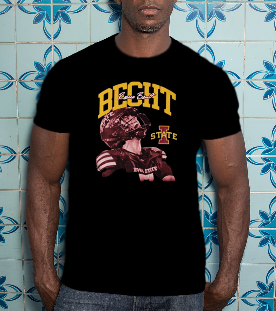 Iowa State Cyclones Rocco Becht Crimson Spotlight Signature T-Shirt