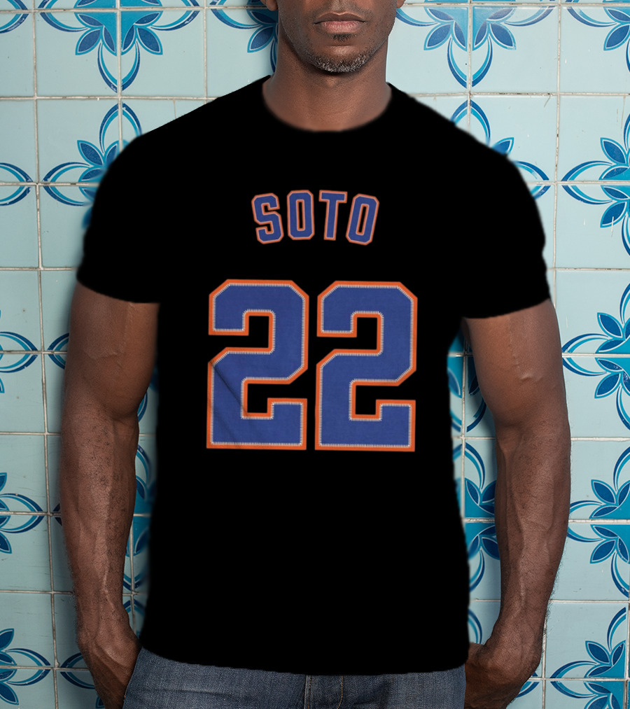 Juan Soto 22 New York Mets MLB Baseball 2025 T-Shirt