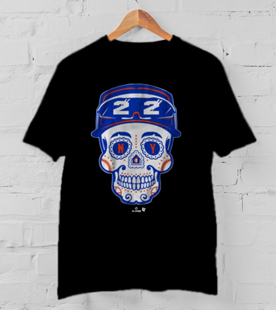 Juan Soto NY Mets Sugar Skull MLB Baseball 2025 Queens T-Shirt