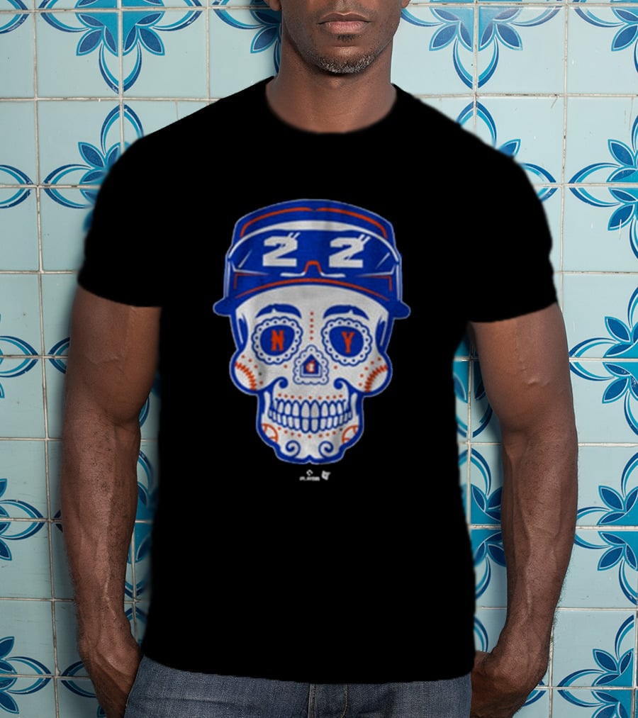 Juan Soto NY Mets Sugar Skull MLB Baseball 2025 Queens T-Shirt