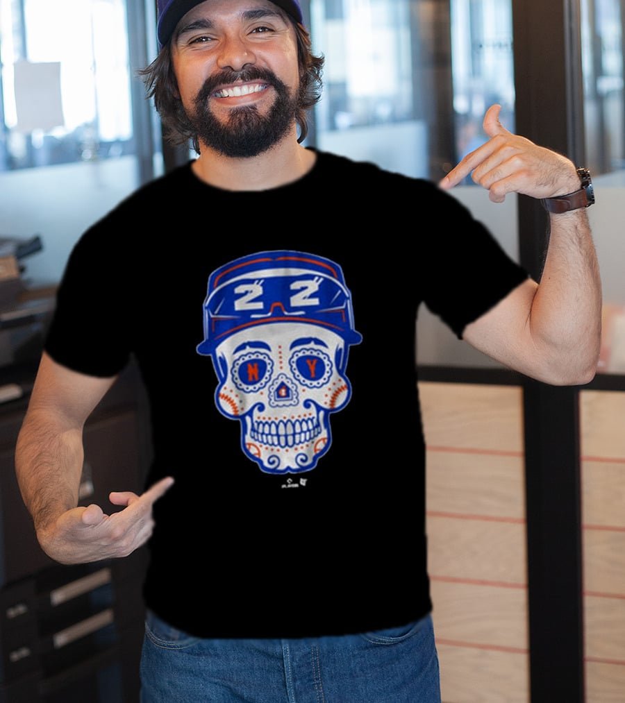 Juan Soto NY Mets Sugar Skull MLB Baseball 2025 Queens T-Shirt