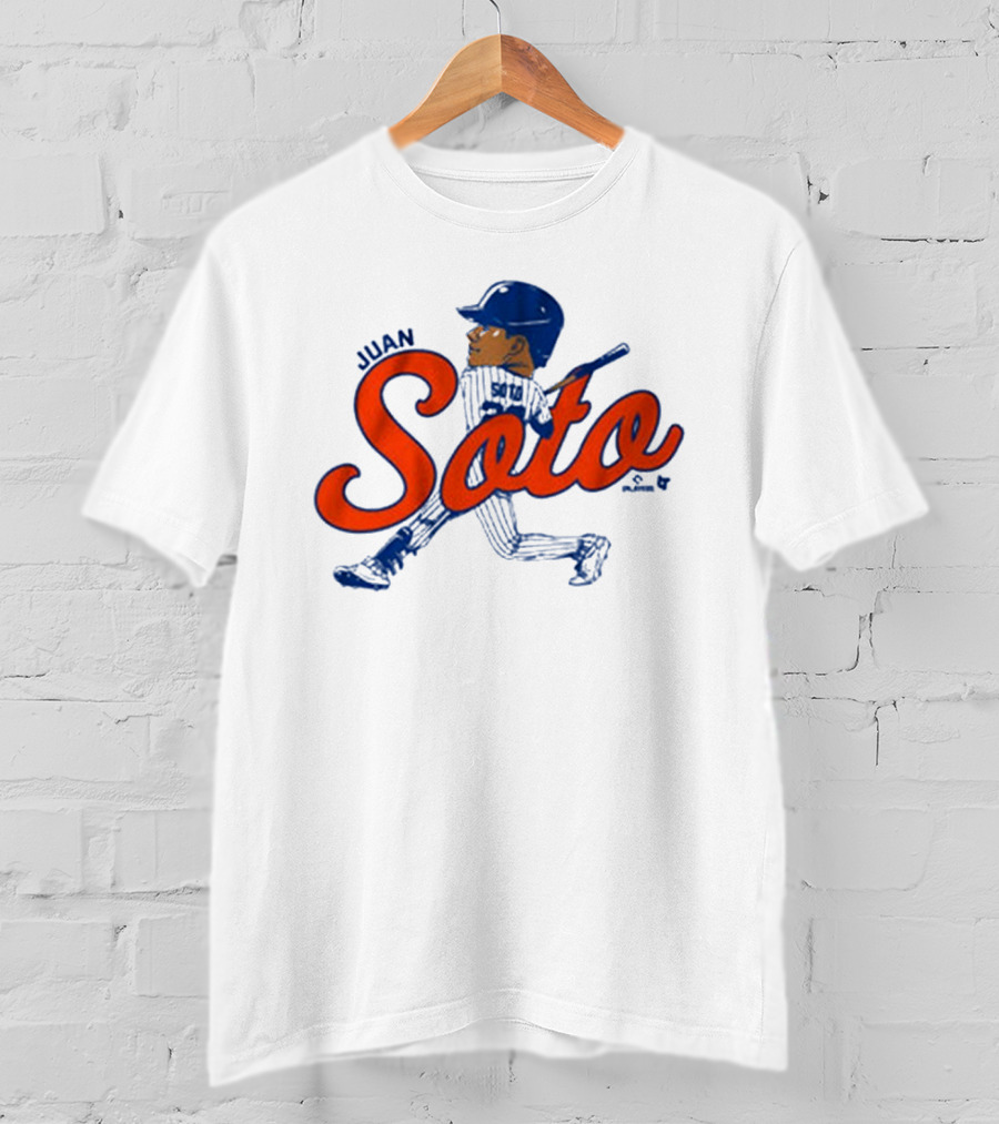 Juan Soto Caricature MLB New York Mets Queens T-Shirt