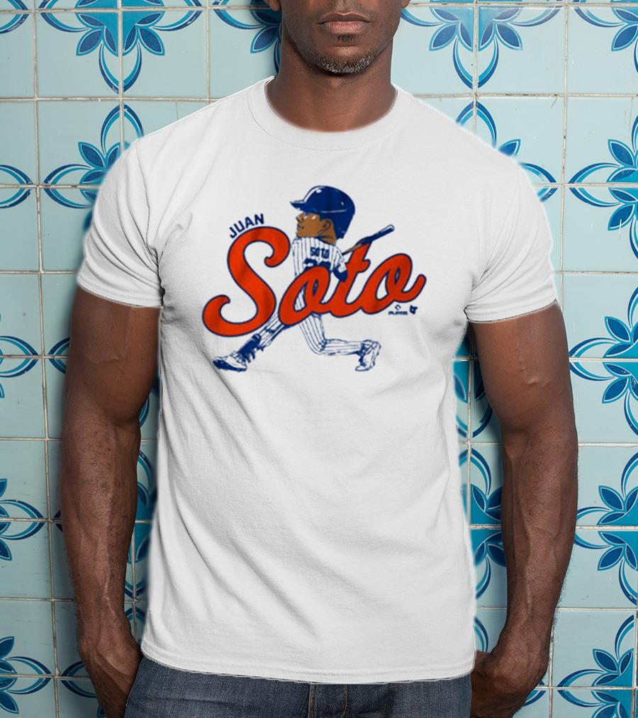 Juan Soto Caricature MLB New York Mets Queens T-Shirt