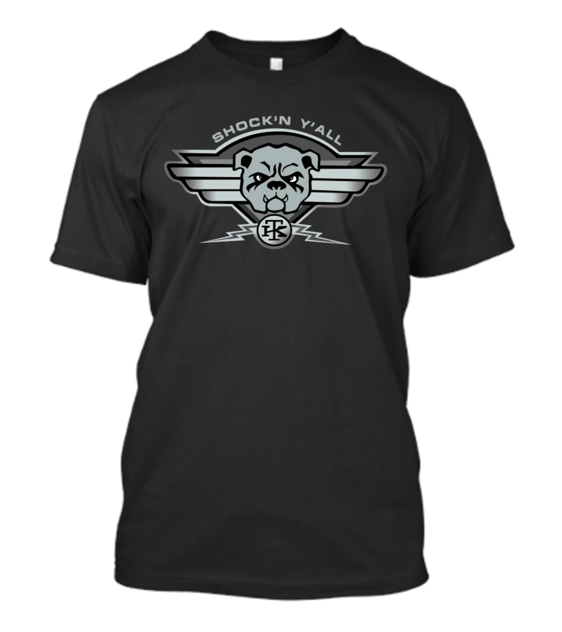 Shock'N Y'All Bulldog TFK Wings T-Shirt