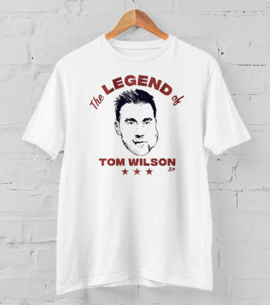 The Legend Of Tom Wilson With Stars And Illustrated T-Shirt
