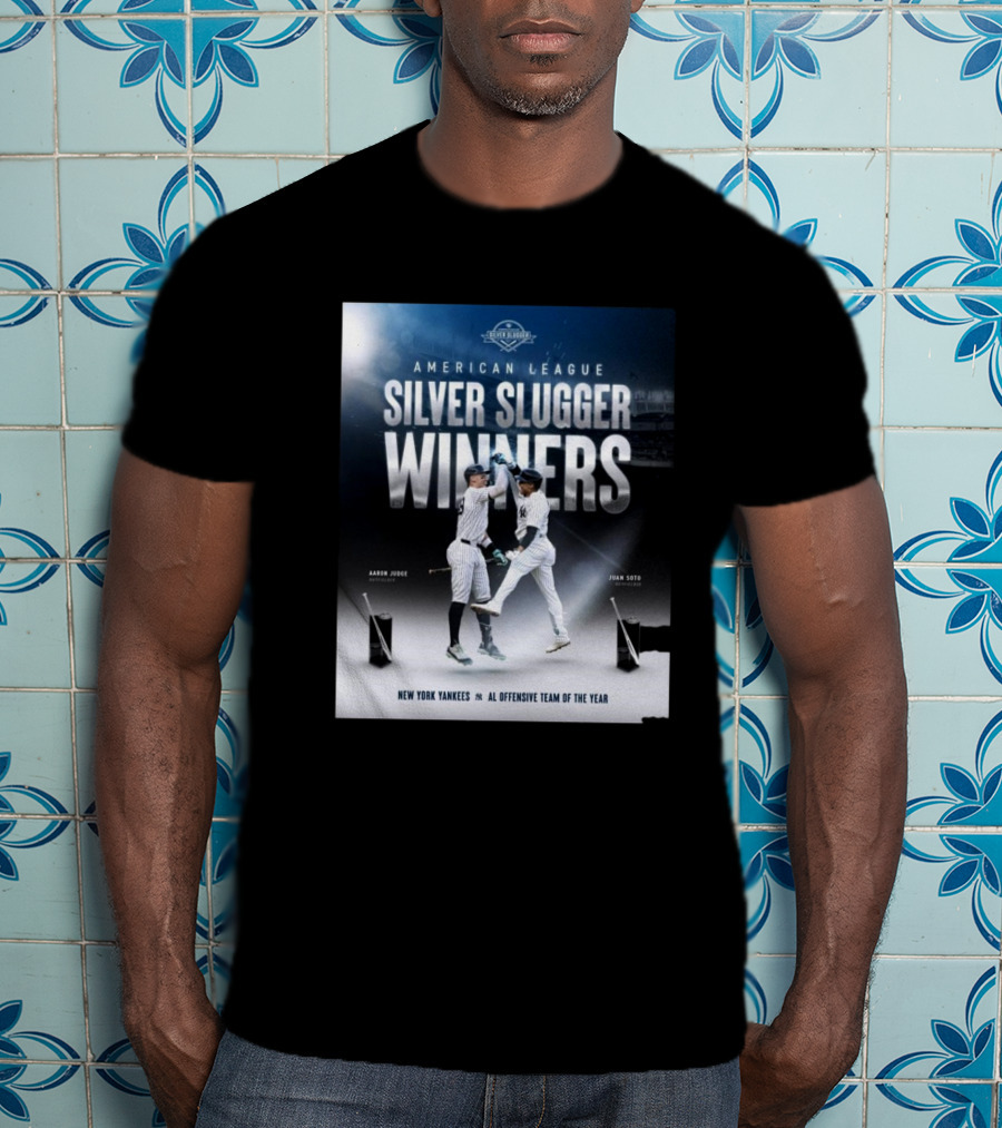 American League Silver Slugger Winners Aaron Judge Juan Soto New York Yankees AL Offensive Team Of The Year T-Shirt