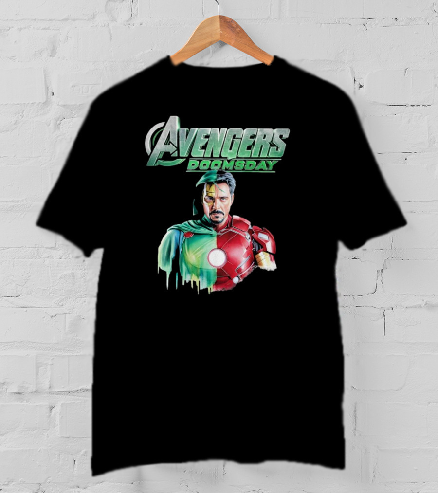 Avengers Doomsday Iron Man Superman Crossover Fusion T-Shirt