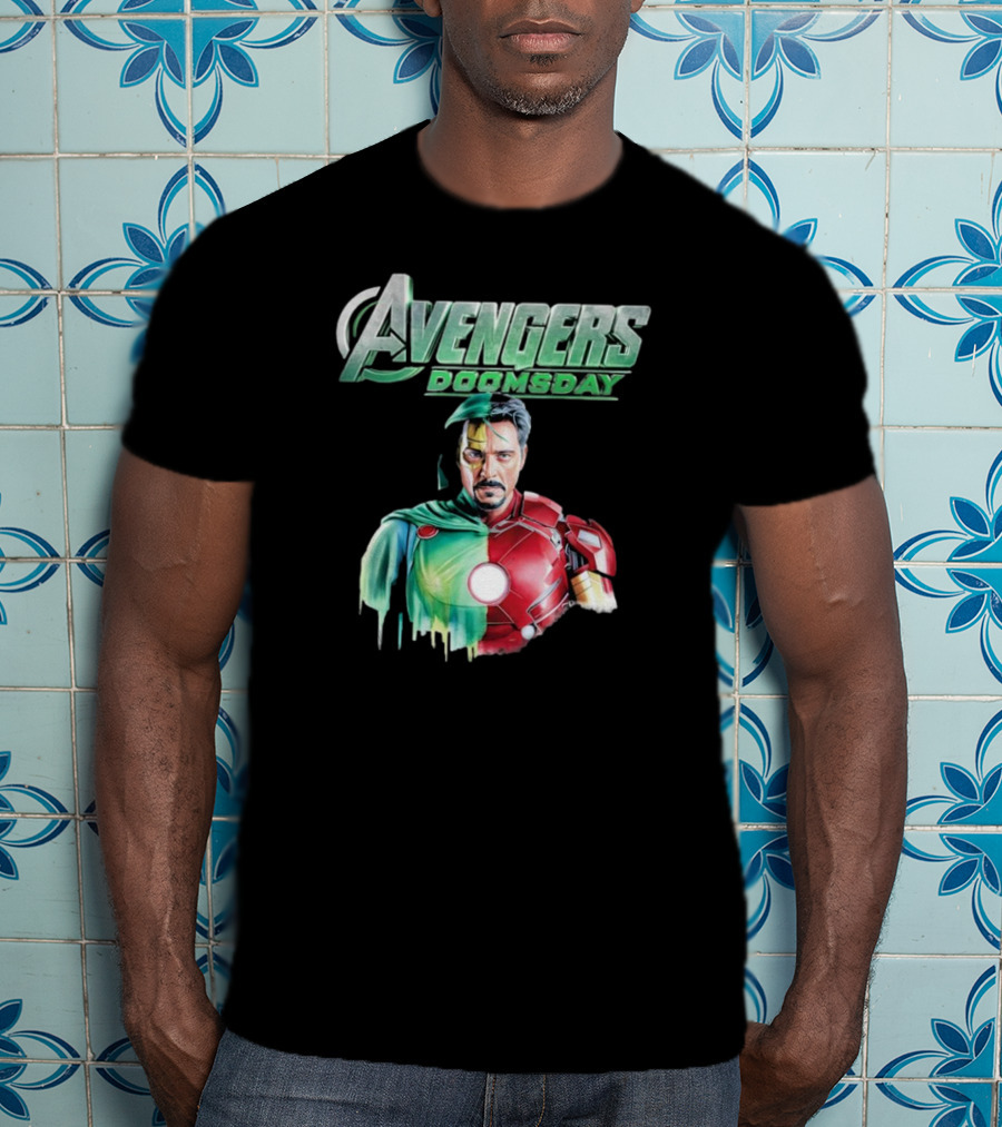 Avengers Doomsday Iron Man Superman Crossover Fusion T-Shirt
