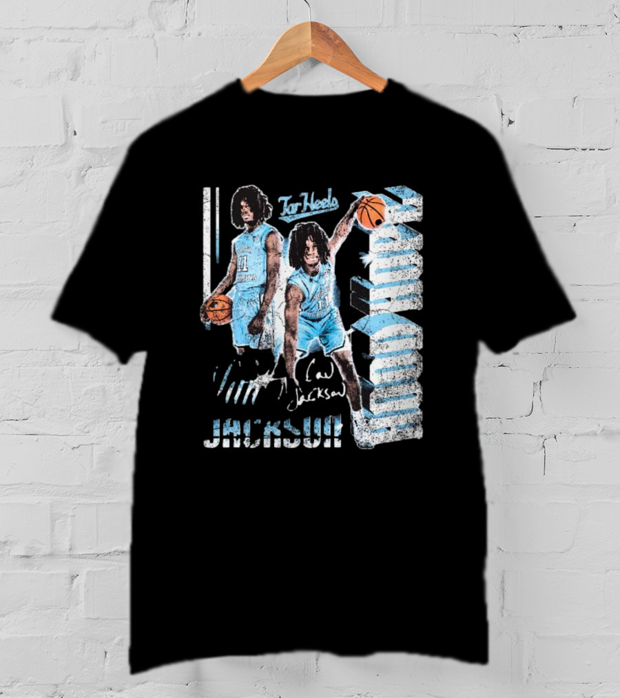 Ian Jackson North Carolina Tar Heels Basketball Signature 90s Hood Hope T-Shirt