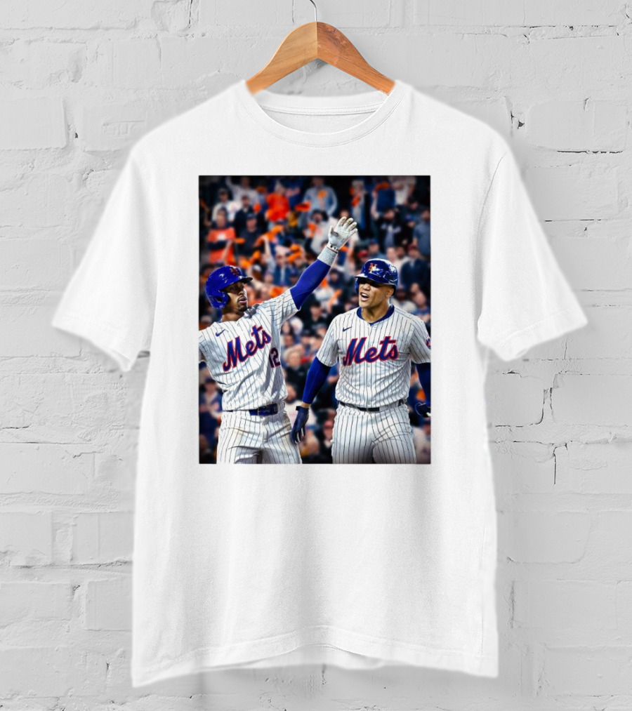 New York Mets MLB Teammates Juan Soto Francisco Lindor T-Shirt