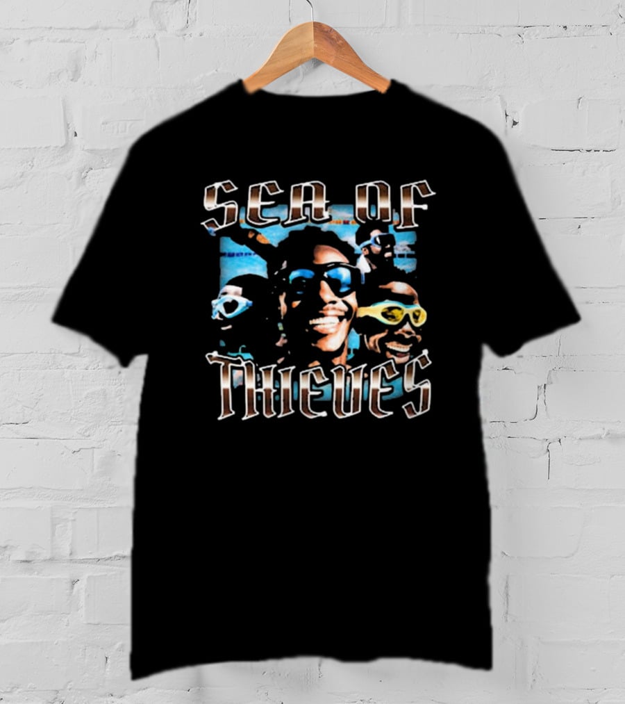 Sea Of Thieves Bruhtees Smiling Faces With Sunglasses T-Shirt